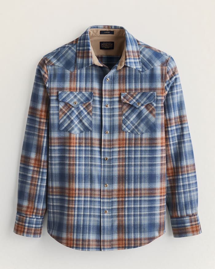 MEN'S PLAID SNAP-FRONT WESTERN CANYON SHIRT